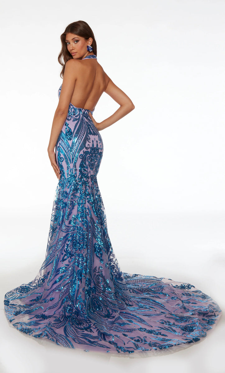 Alyce 61630 Blue & Lavender Alyce 61630 Blue & Lavender