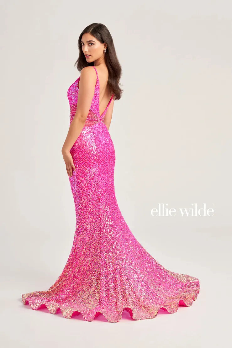 slim fit dress slacks Hot Pink Lace Up Tight Glitter Homecoming Dress Short Prom Dress PD523 US10 / Hot Pink main image 1