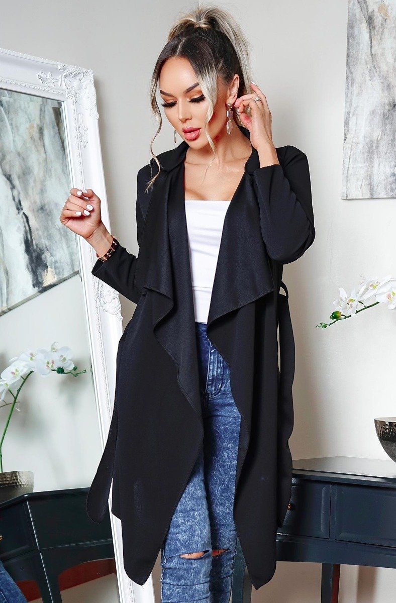 Flowy Jacket Black Joani s Fashions