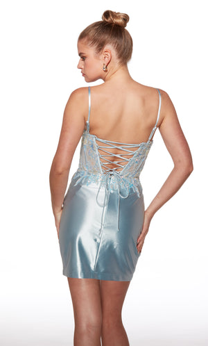 ice blue silk cocktail dress Monique Maxi Dress / Ice Blue | MESHKI