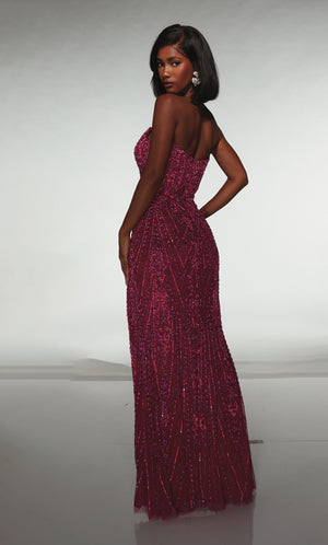 Alyce 62114 Long Prom Dress Raspberry/Barbie Pink / 4