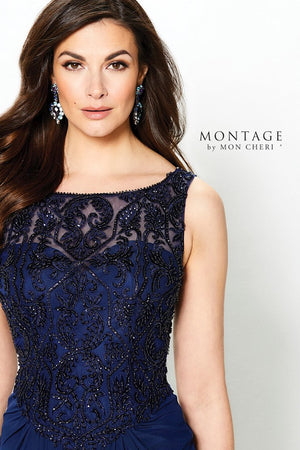 This oh-so-gorgeous sleeveless stretch mesh, embroidered lace and beaded A-line gown offers an embellished illusion bateau neckline, an embroidered lace and beaded sweetheart bodice, a Basque waistline finished with ruching, an embellished illusion back, and a soft skirt with flattering center front and back gathers.  Sizes: 4-20   Available in Mink, Navy Blue  If we do not have your desired size or color in stock please call or email us for availability!