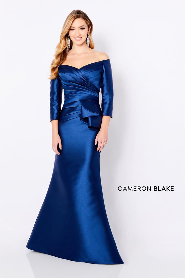 blue willow dress Cameron Blake - 221686 Off-Shoulder Pleated Bodice Mikado Trumpet Gown 12 / Royal Blue