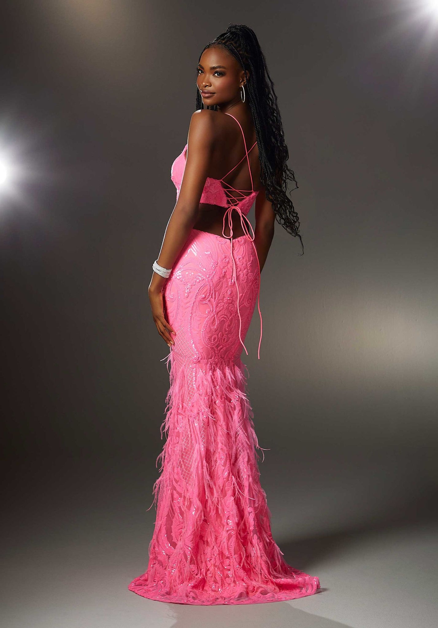 Morilee 48039 Neon Pink Morilee 48039 Neon Pink